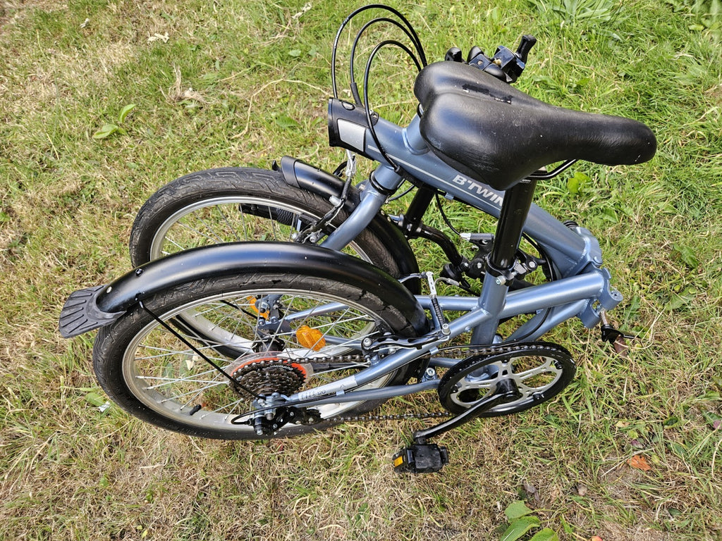 Decathlon BTWIN Fold Tilt 120 Grey Folding bike excellent condition