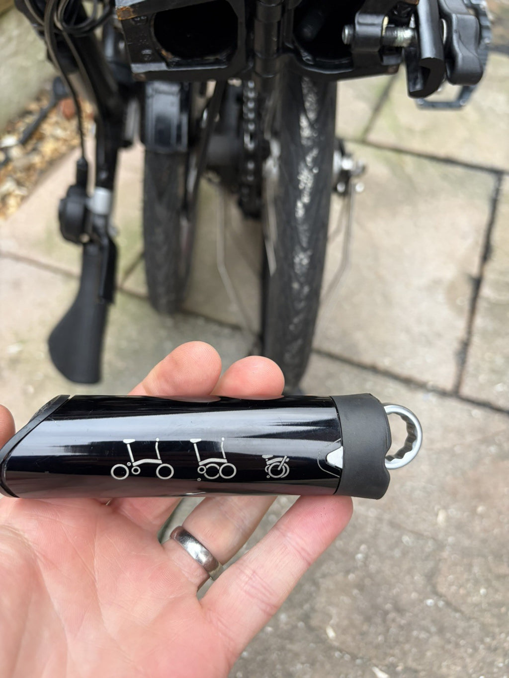 Brompton S6L Black Folding Bicycle 6 speed