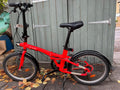 B'twin Folding Bike Tilt 500 - NEON Orange Used Twice