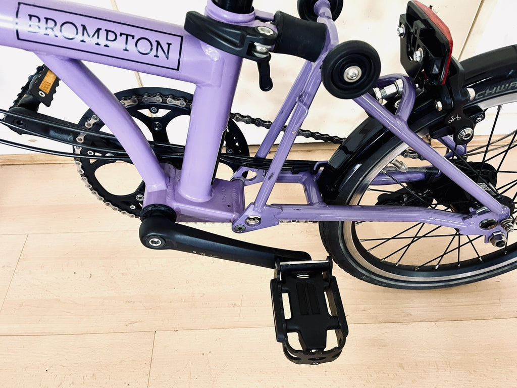 Brompton C Line Explore, 6-Speed, Pop Lilac, Black Ed, 2025 Mid, EXC COND