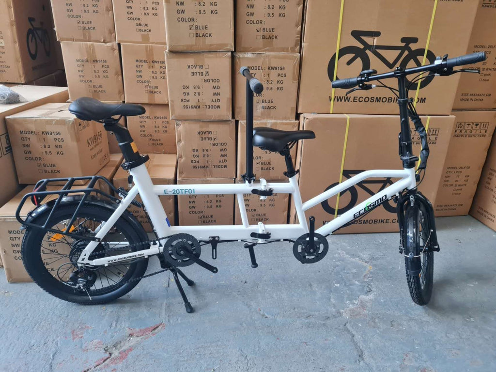 20" Folding Tandem bike bicycle, DISC,250W Rear Torque,36V 10AH-E20TF01WR