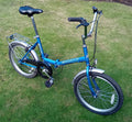 Emmelle 'Shuttle' Single-speed Folding Bike.  Used. 20" Wheels. student, shoping