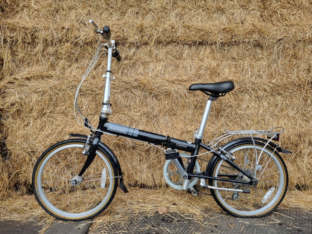 Cromoly Dahon Speed 20in Folding Bike 7 Speed  bBack/Silver 4130