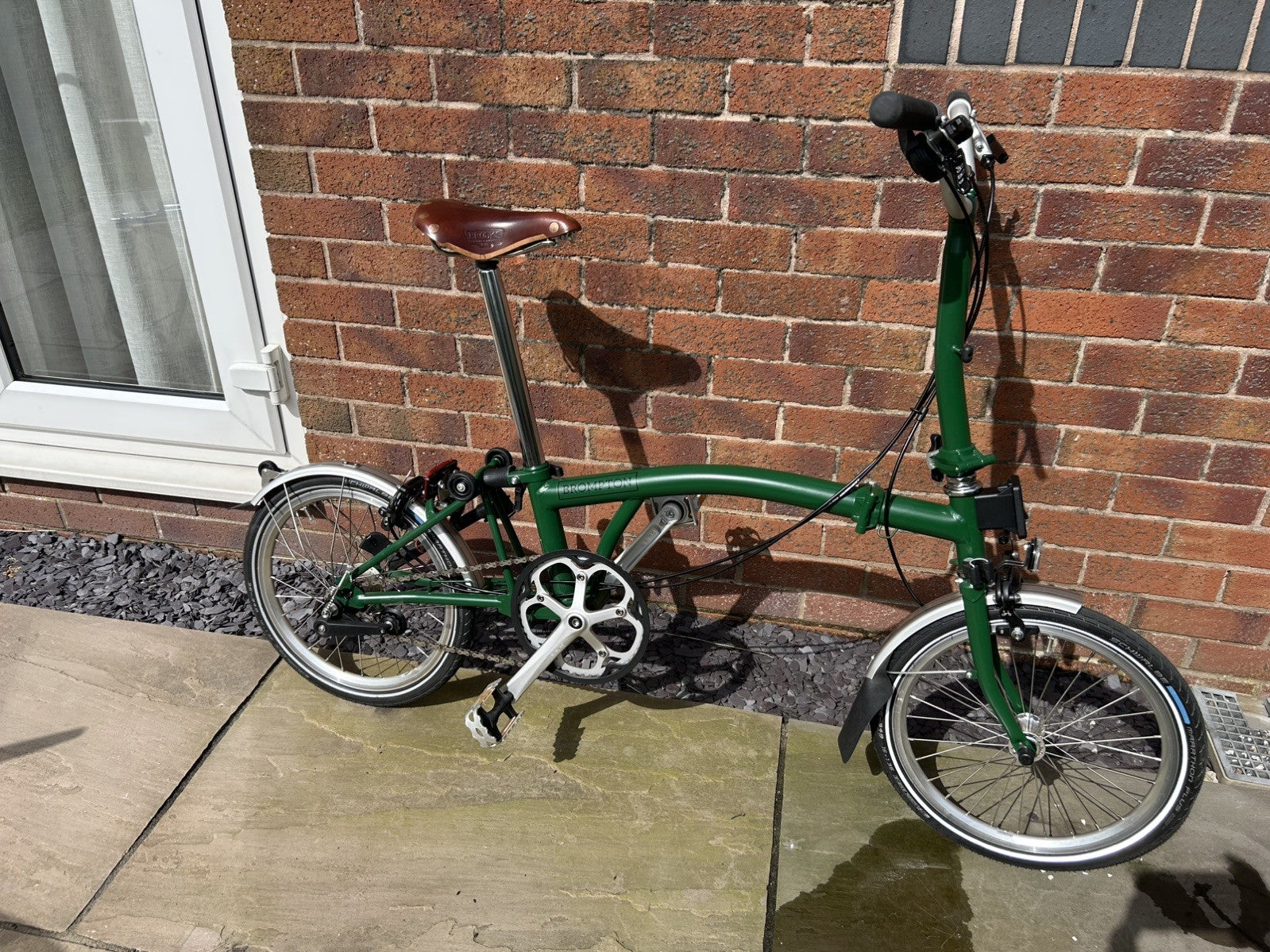 Brompton M3L Folding Bike 2019 Racing Green 3 Speed
