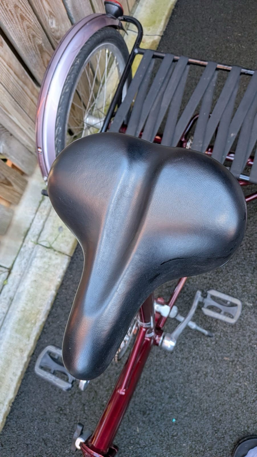 Pashley Tri-1 Folding Trike Burgundy Red - Excellent Condition