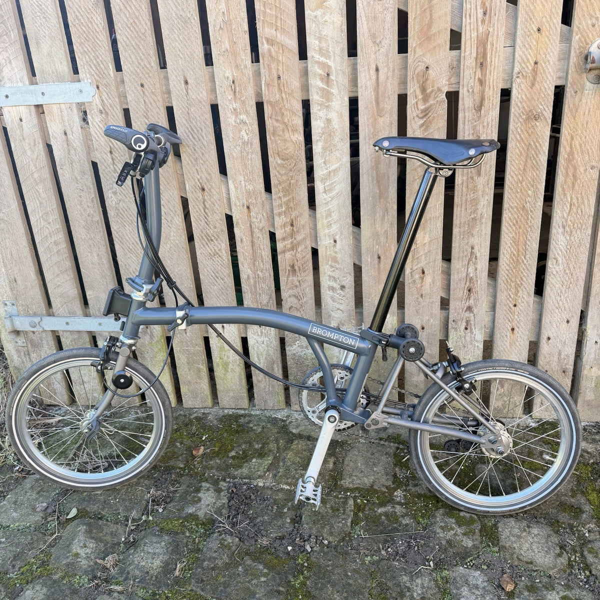 Brompton S6L-X Superlight Titanium - Extras Inc Brooks Titanium Saddle Etc