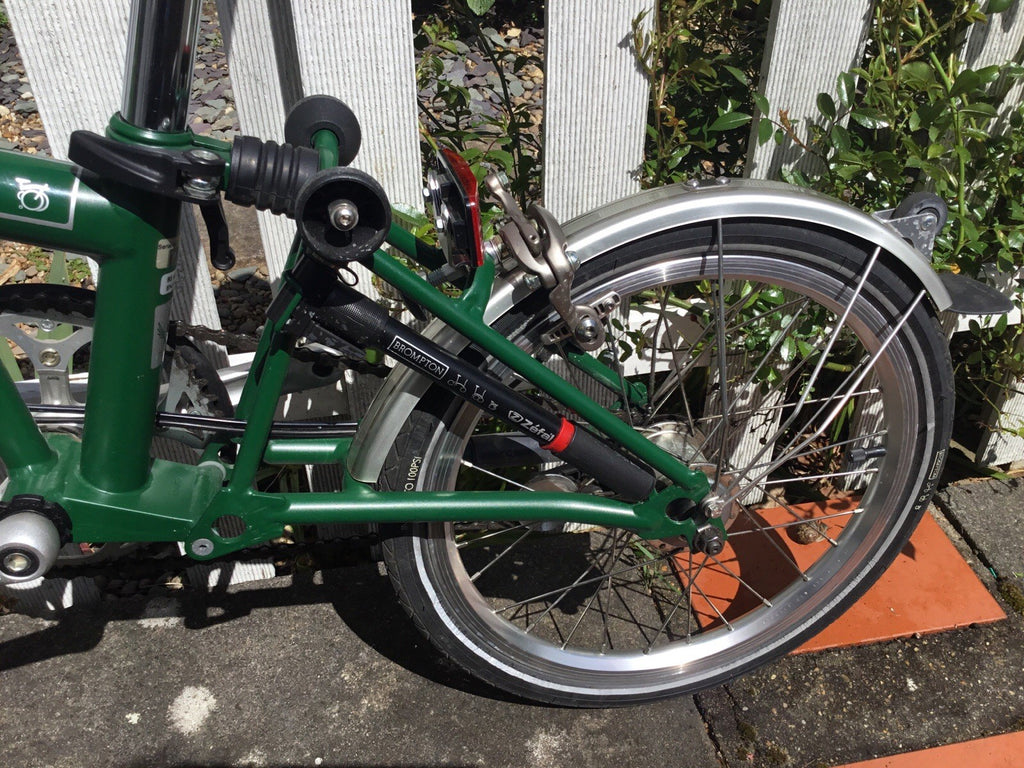 Brompton M3 folding bike 3 speed Racing Green