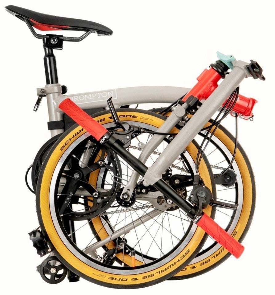 Brompton CHPT3 V4 Titanium Limited-Edition 4-Speed Bike + Extras