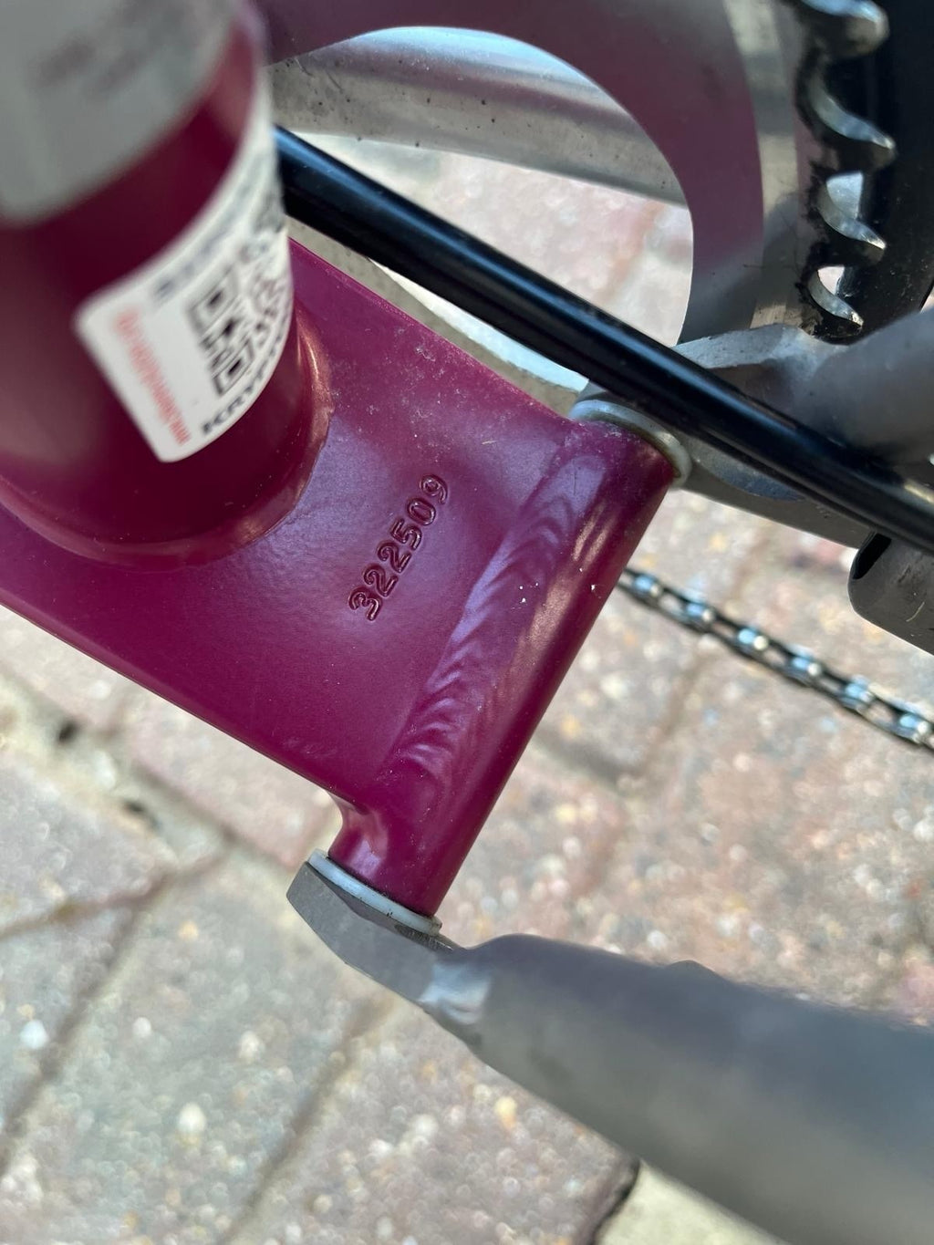 Brompton M6L-X Superlight Titanium – 6 Speed – Claret – 2011 Bike & Accessories