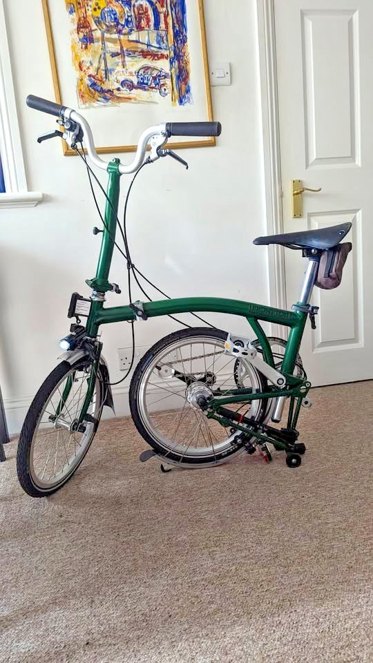 Brompton M3L British Racing Green £1475 RRP (Accessories, Receipt, Proof of Owne
