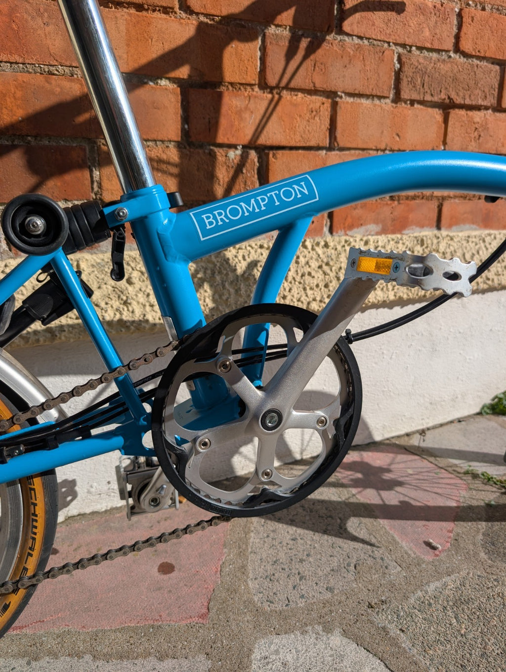 Brompton 2018 6SL Lagoon Blue - Folding Bike - Good Condition