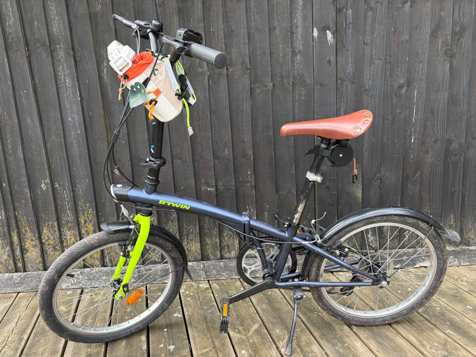 Decathlon B'Twin Bfold 320 Folding Bike 6 Speeds