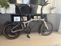 Brompton G Line 4 Speed Traildust White Folding Bike Excellent Condition