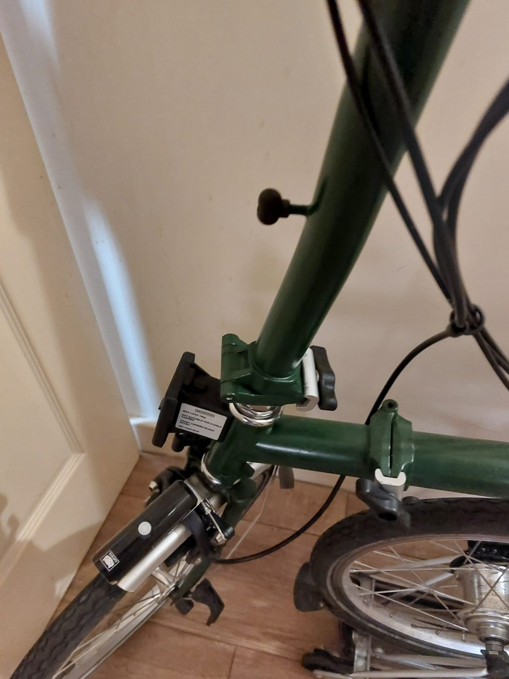 Racing Green Brompton M6L 6 speed folding bike