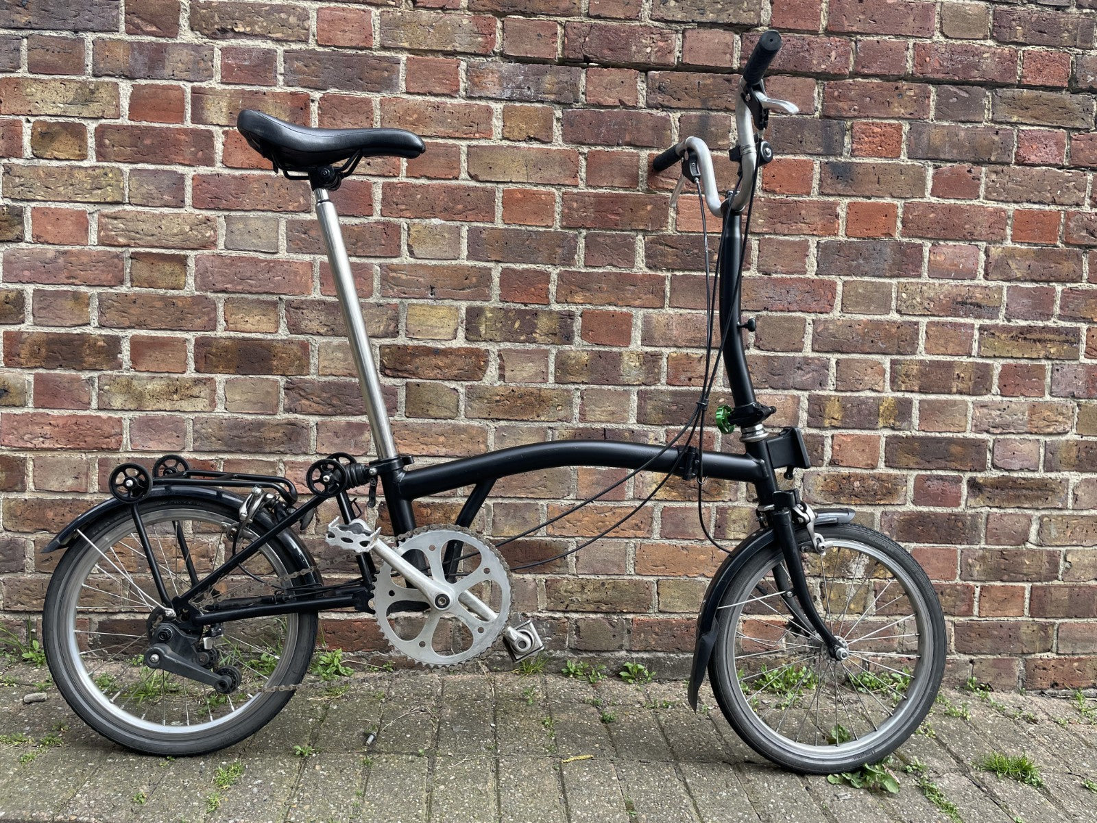 Brompton 2 Speed – Restored – Rear Rack + Upgraded Hinges