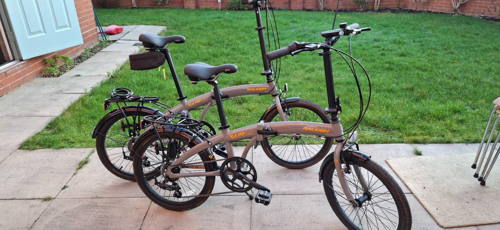 Pair of Raleigh Evo 2 Folding Bikes