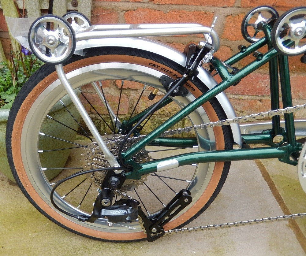 Cranston R9 Folding Adults Bike in Green 9 Speed 16" Wheel Brand New Boxed