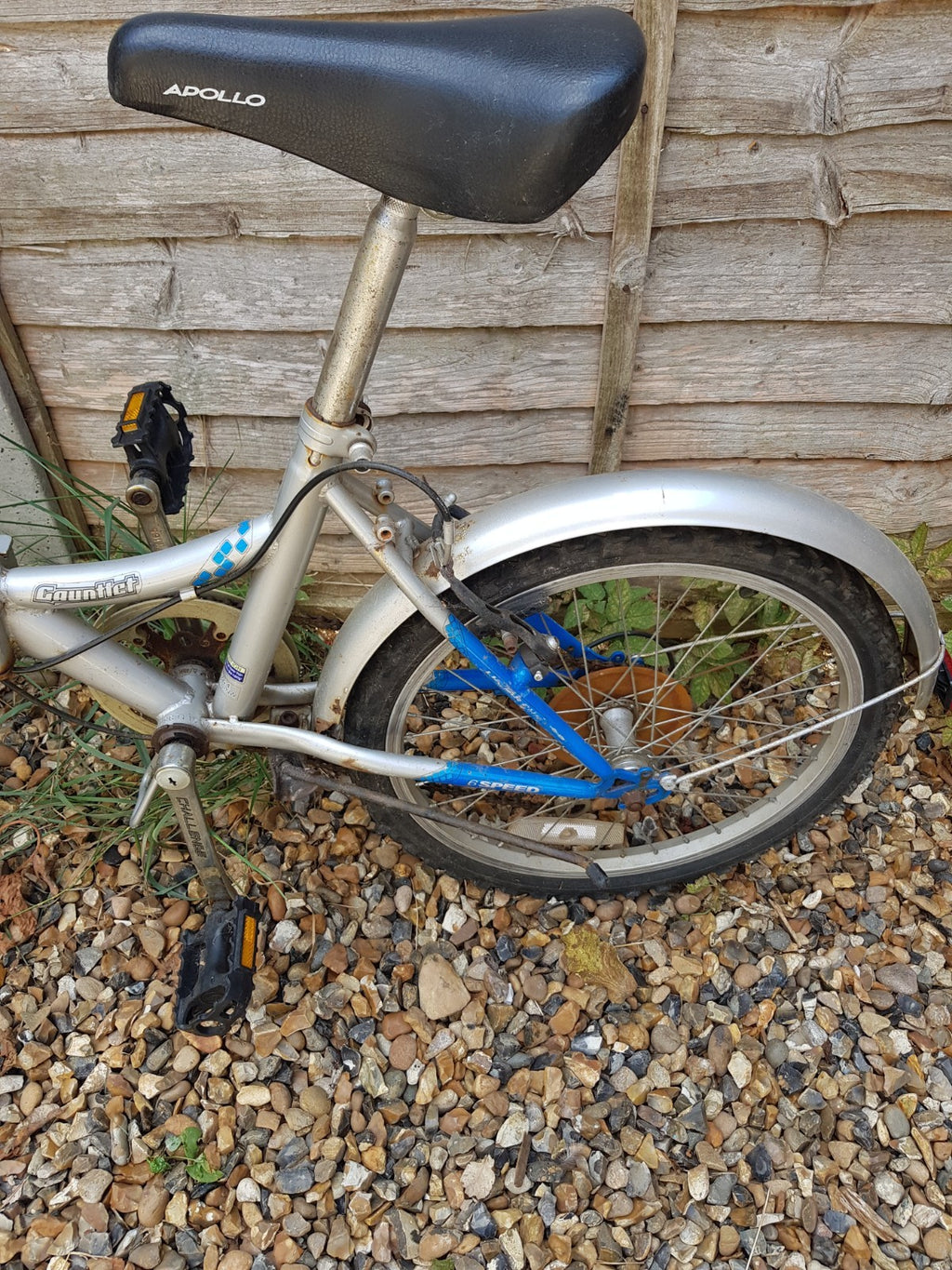 Challenge Folding Shopper Bike 6 Speed 20" Wheels Used Working