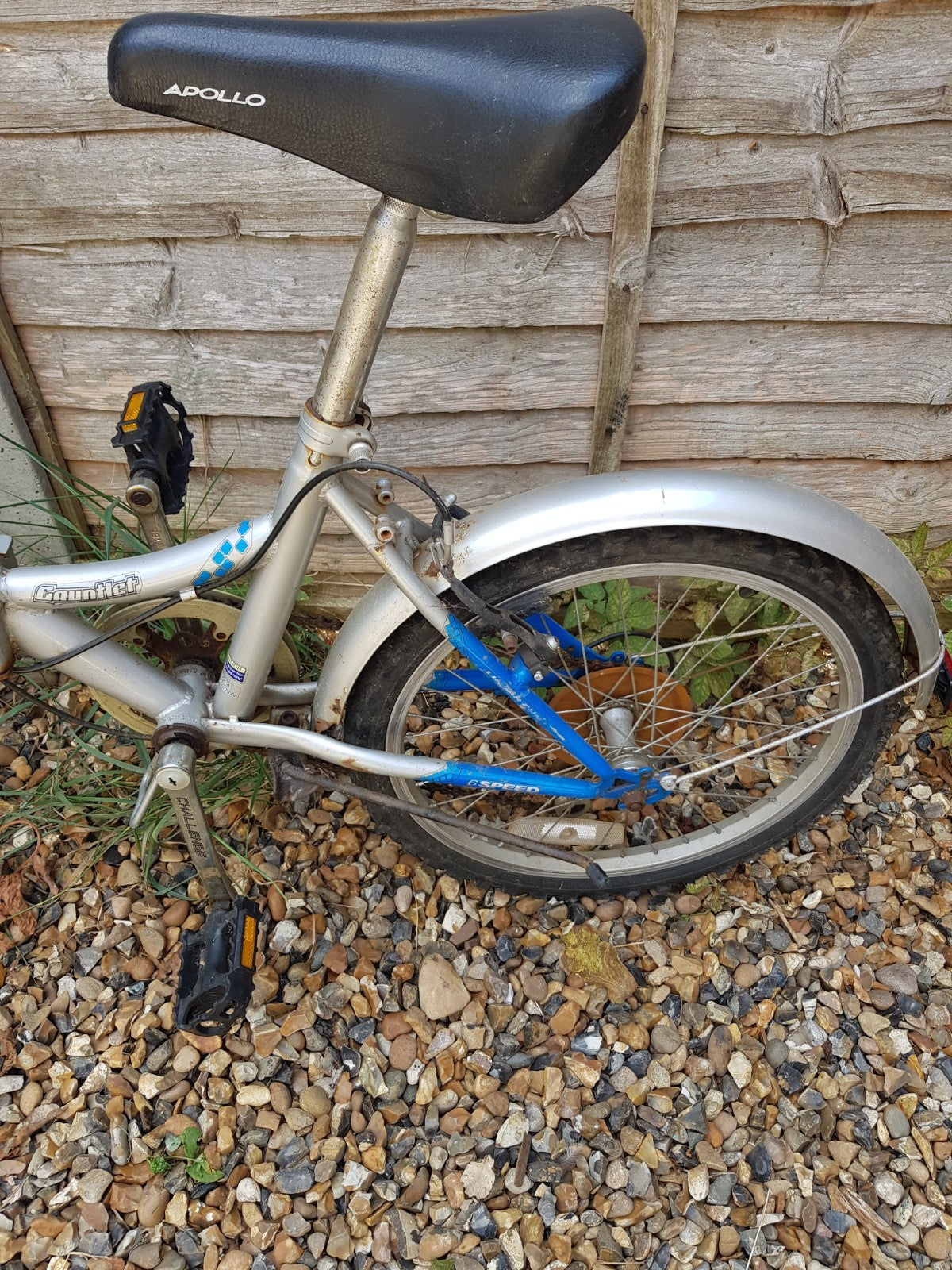 Challenge Folding Shopper Bike 6 Speed 20" Wheels Used Working