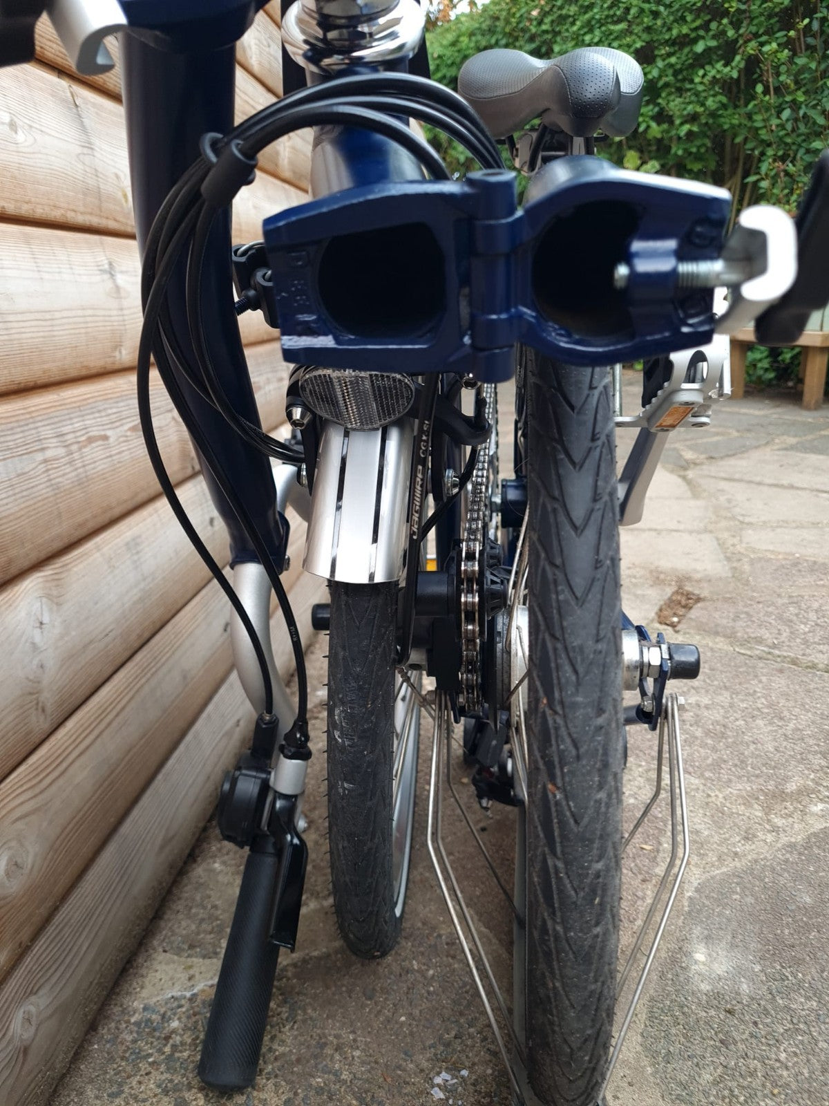 Brompton M6L Folding Bicycle Tempest Blue used in great condition + pump + docs