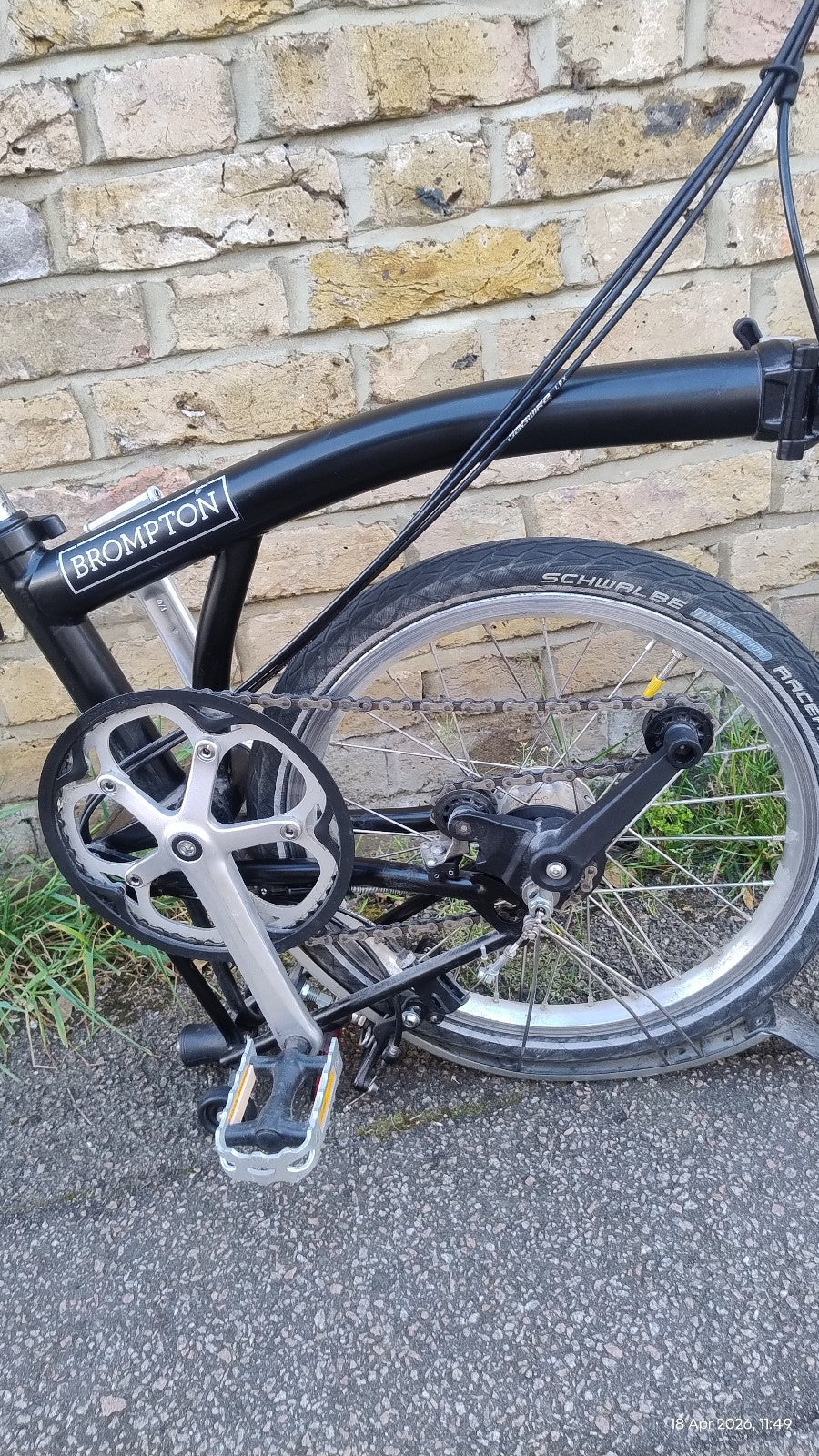 Brompton M6L (2019) Black Folding Bicycle