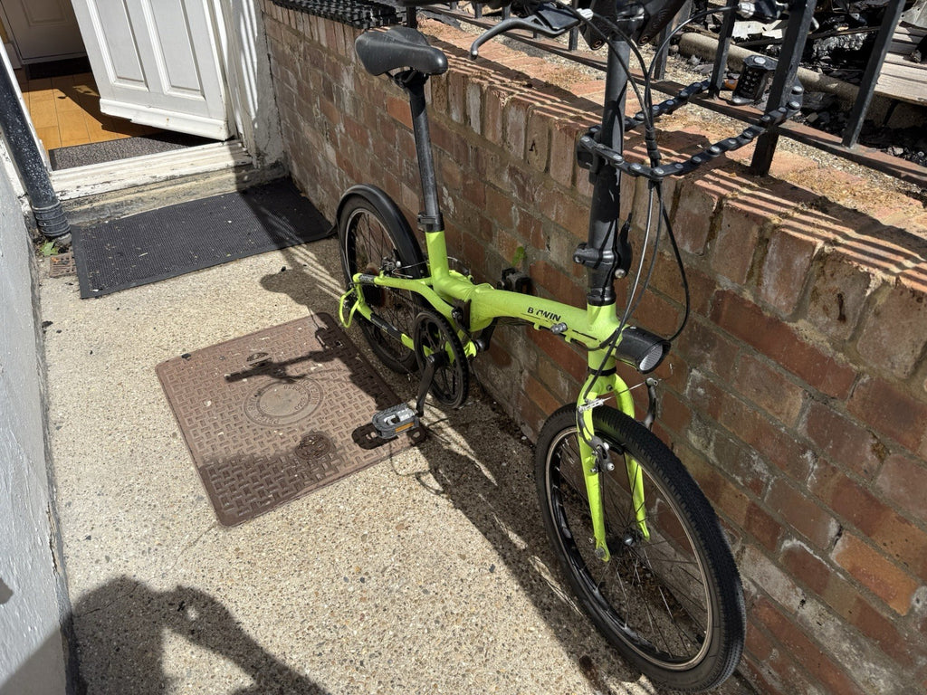 BTWIN Tilt 500 Folding Bike 20-inch Blue Great Condition