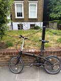 Tern Link D8 Folding Bike 20 in Black 8-Speed Mudguards V-Brake