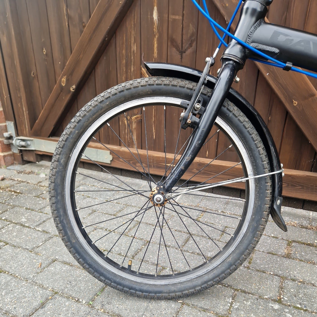 Dawes Jack Folding Bike, 20" Black 6 Speed 12.55 kg Light Weight