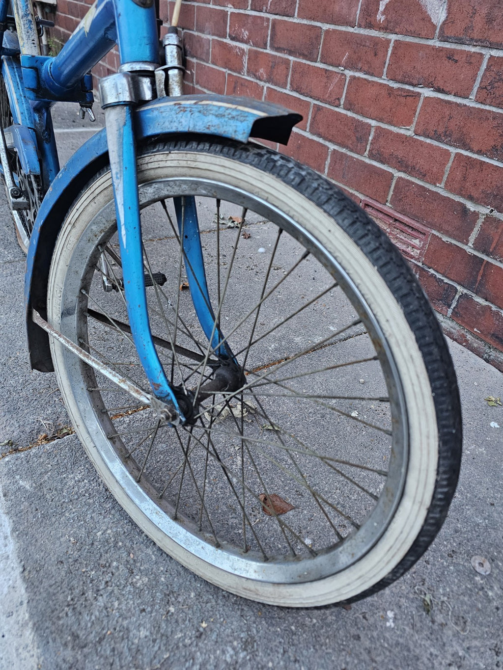 Raleigh Twenty Shopper Fold Up Bike Frame 20" Wheels Made In Poland