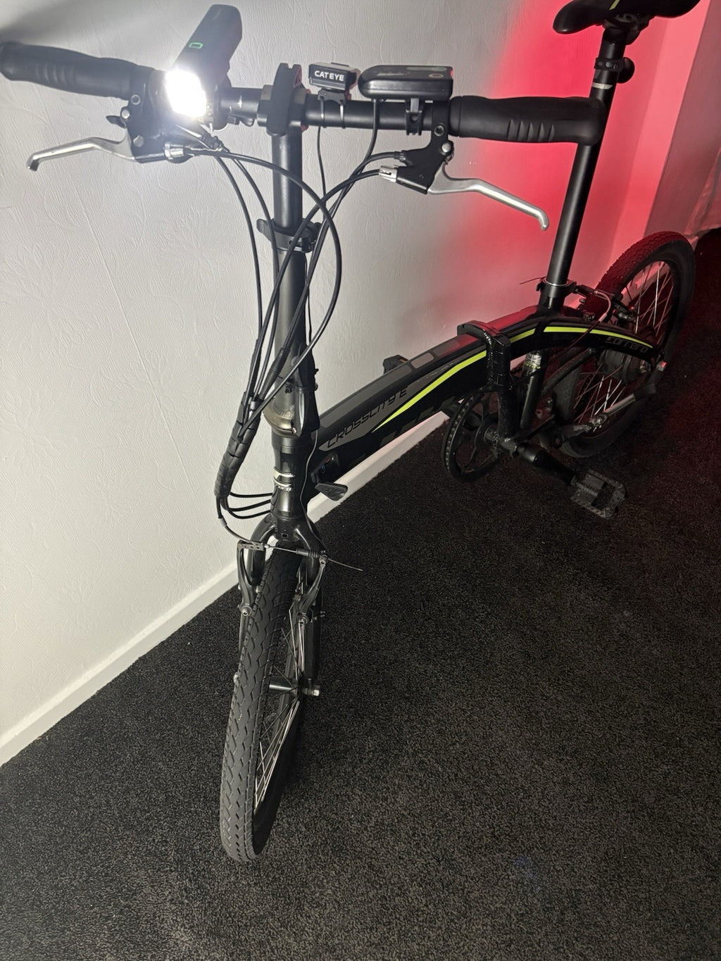 Carrera Crosscity E Folding Bike Pedal Assist