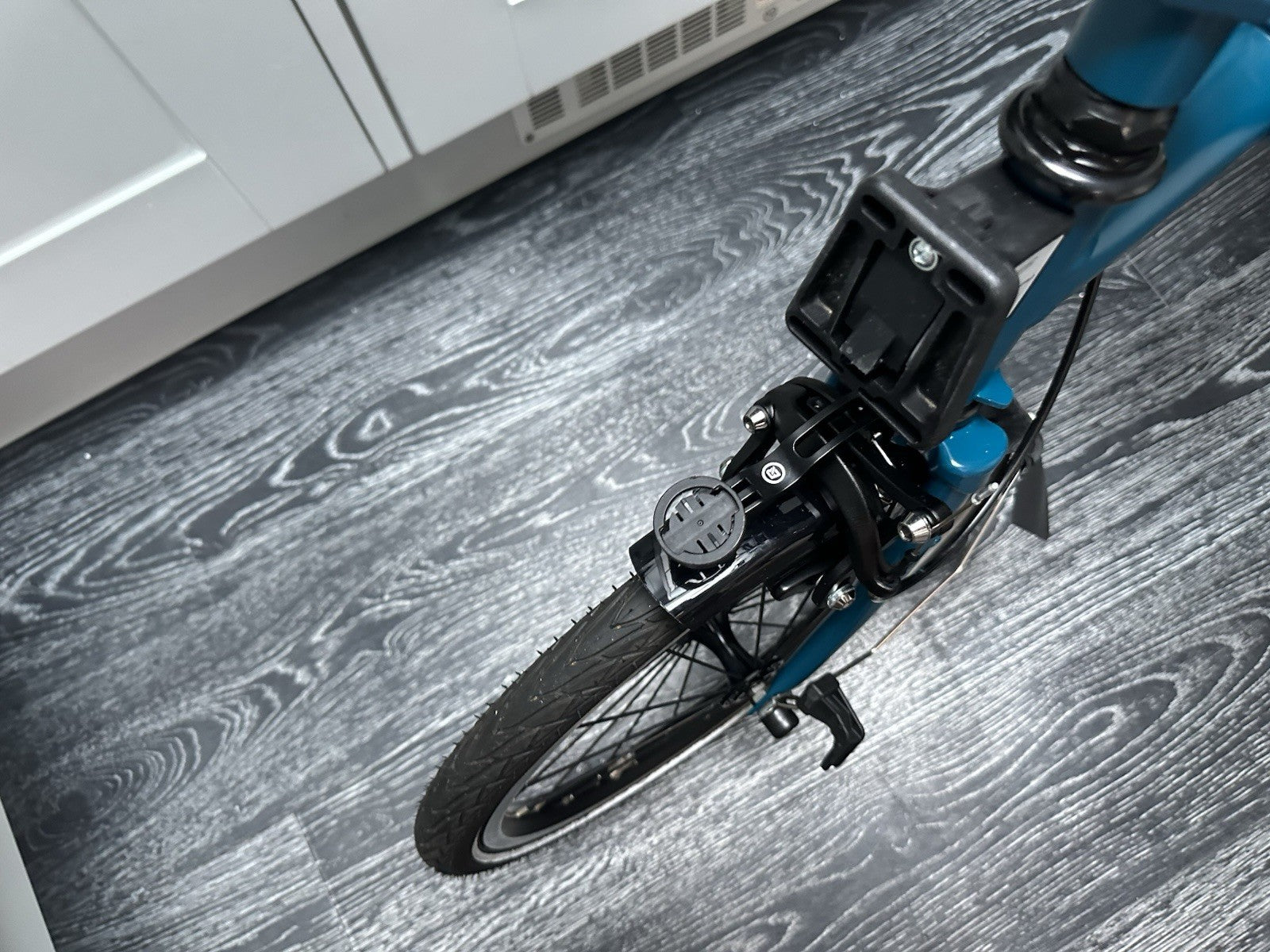 Brompton C Line Explore 6 Speed Low Bar 2024 Folding Bike - Ocean Blue Brand New