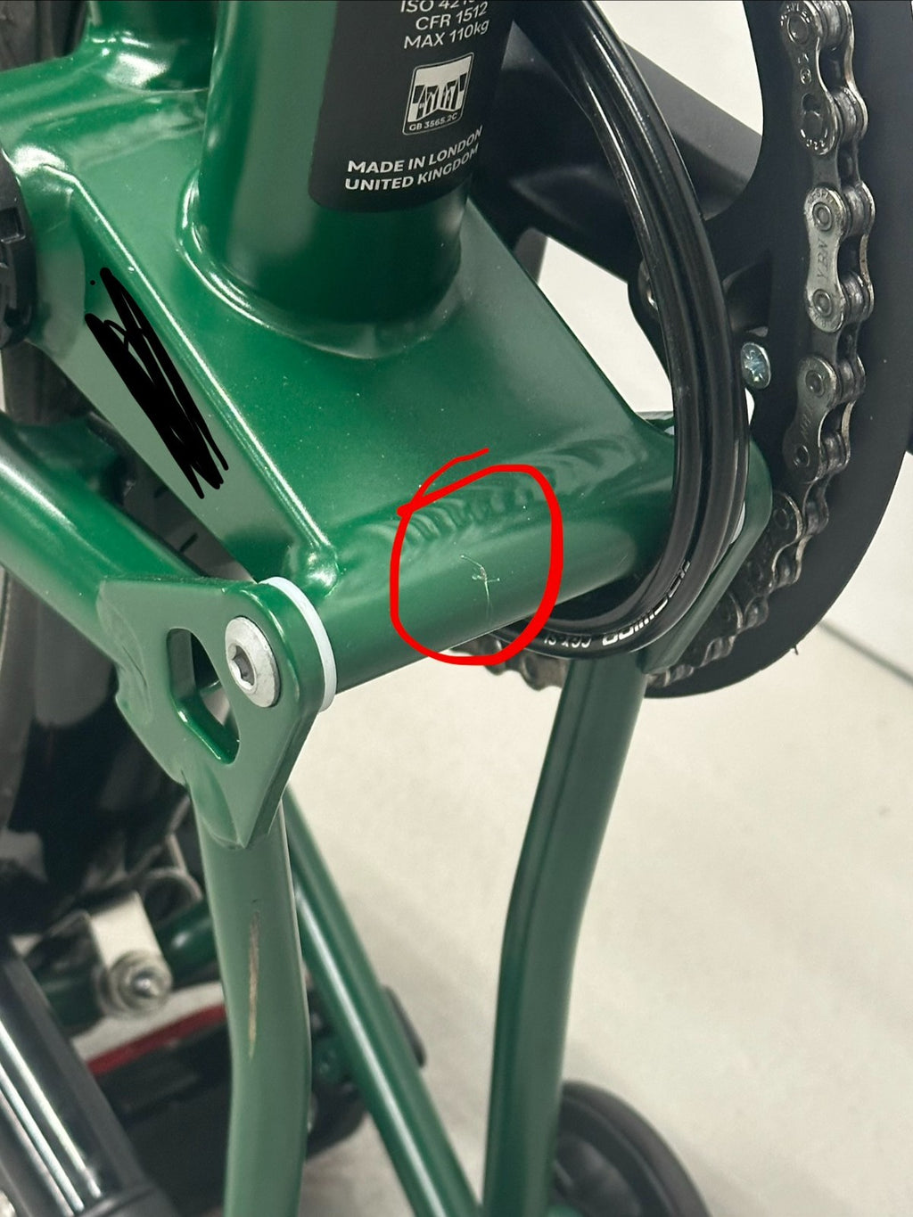 Brompton C Line - Classic Racing Green - 12 Speed - comes with Brompton Pump