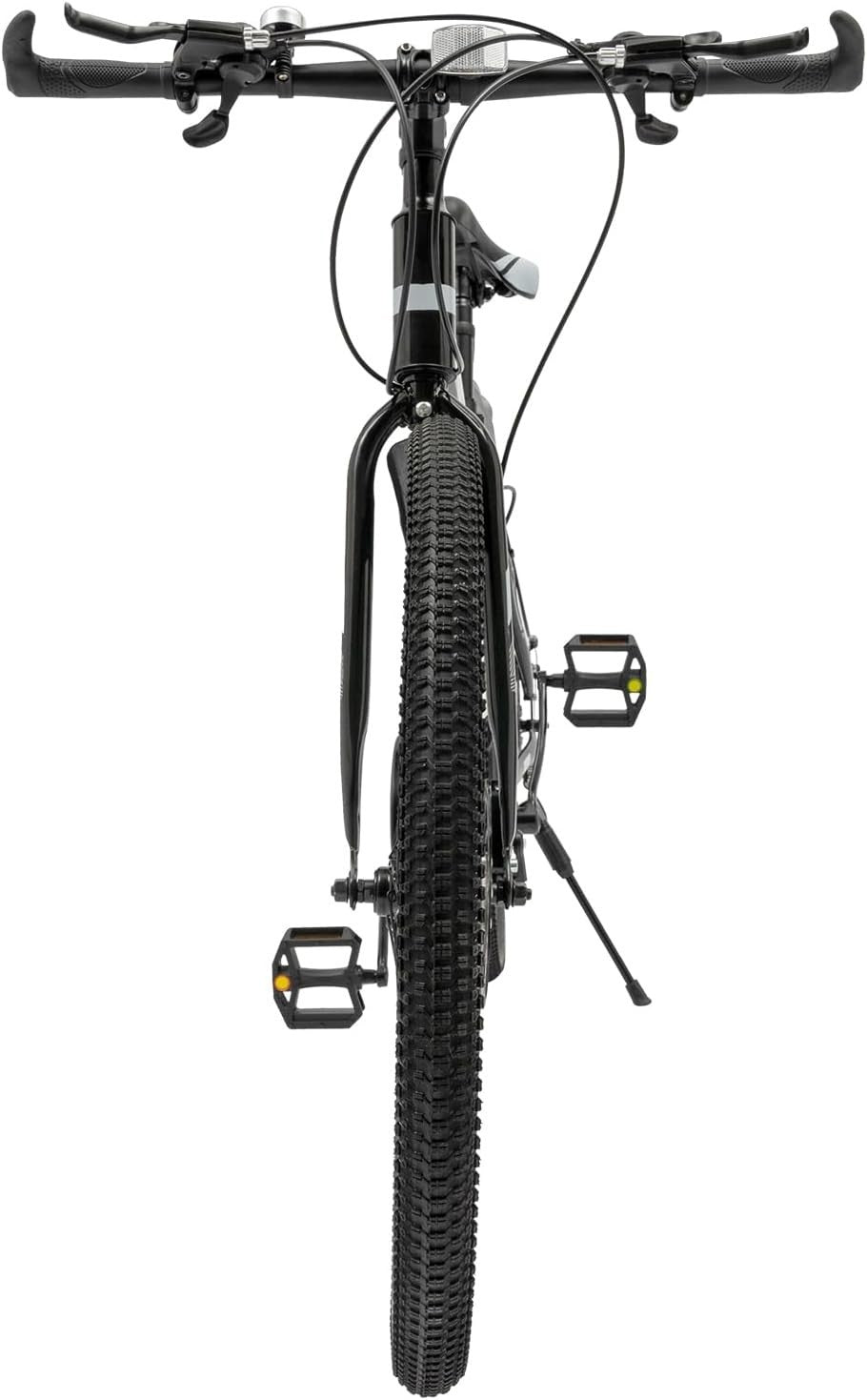 26" Folding Mountain Bike 21-Speed Dual Disc Brakes Adjustable Saddle