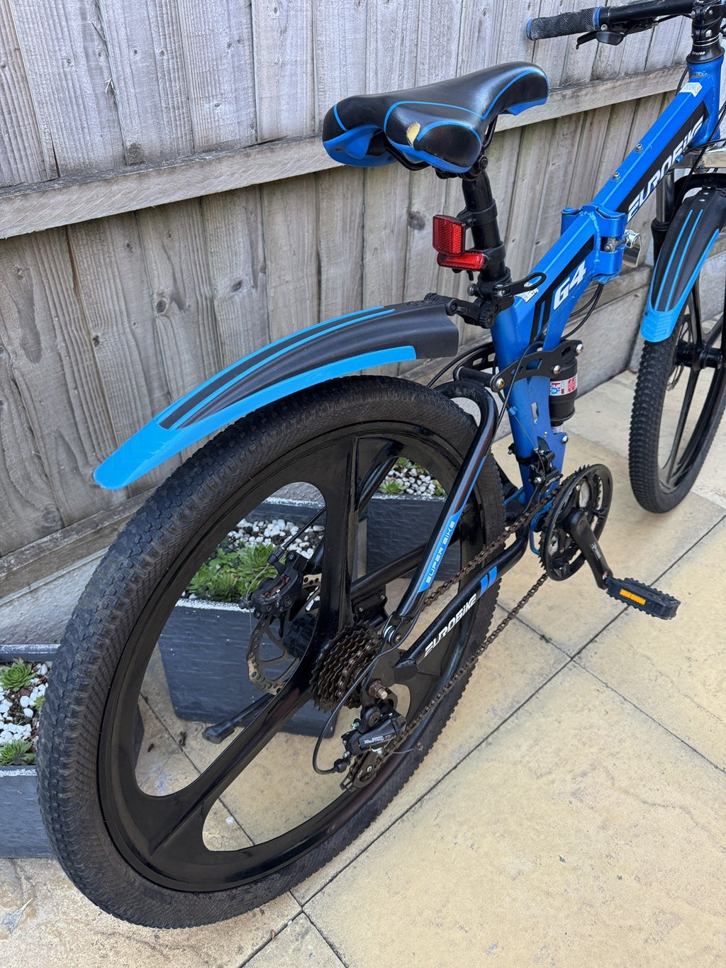 Foldable MOUNTAIN BICYCLE Eurobike BLUE G4 26"