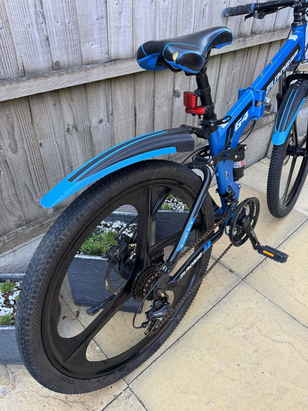 Foldable MOUNTAIN BICYCLE Eurobike BLUE G4 26"