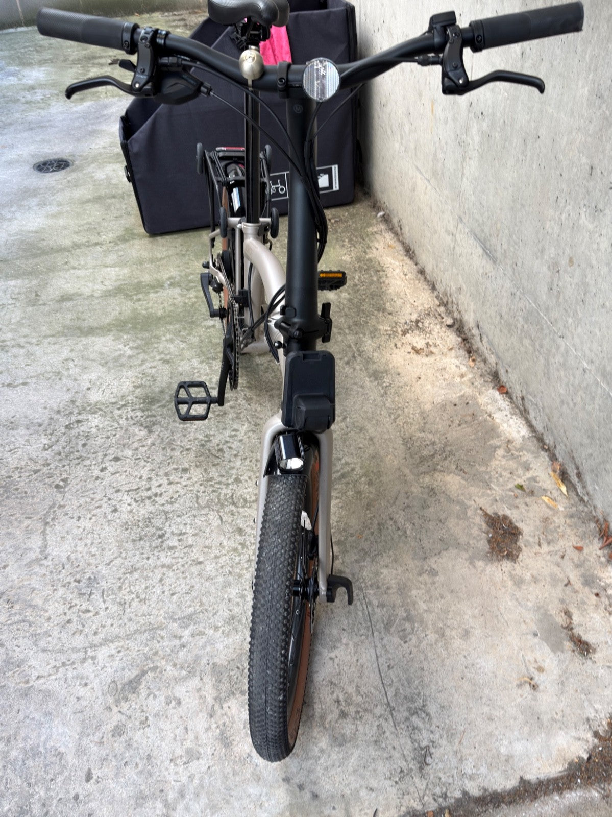 Brompton G Line with Superoll & Handlebar control E-Motiq System 4 speed & extra