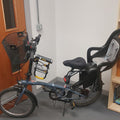 Decathlon Folding Bike With Basket And Kids Seat And Lock