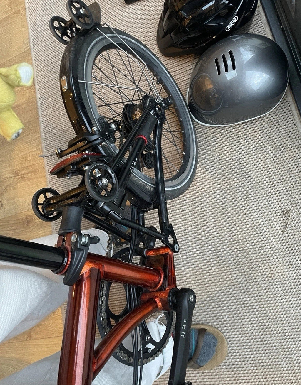 Brompton M6L 2021 Black Edition Flame Lacquer - BIKE ONLY
