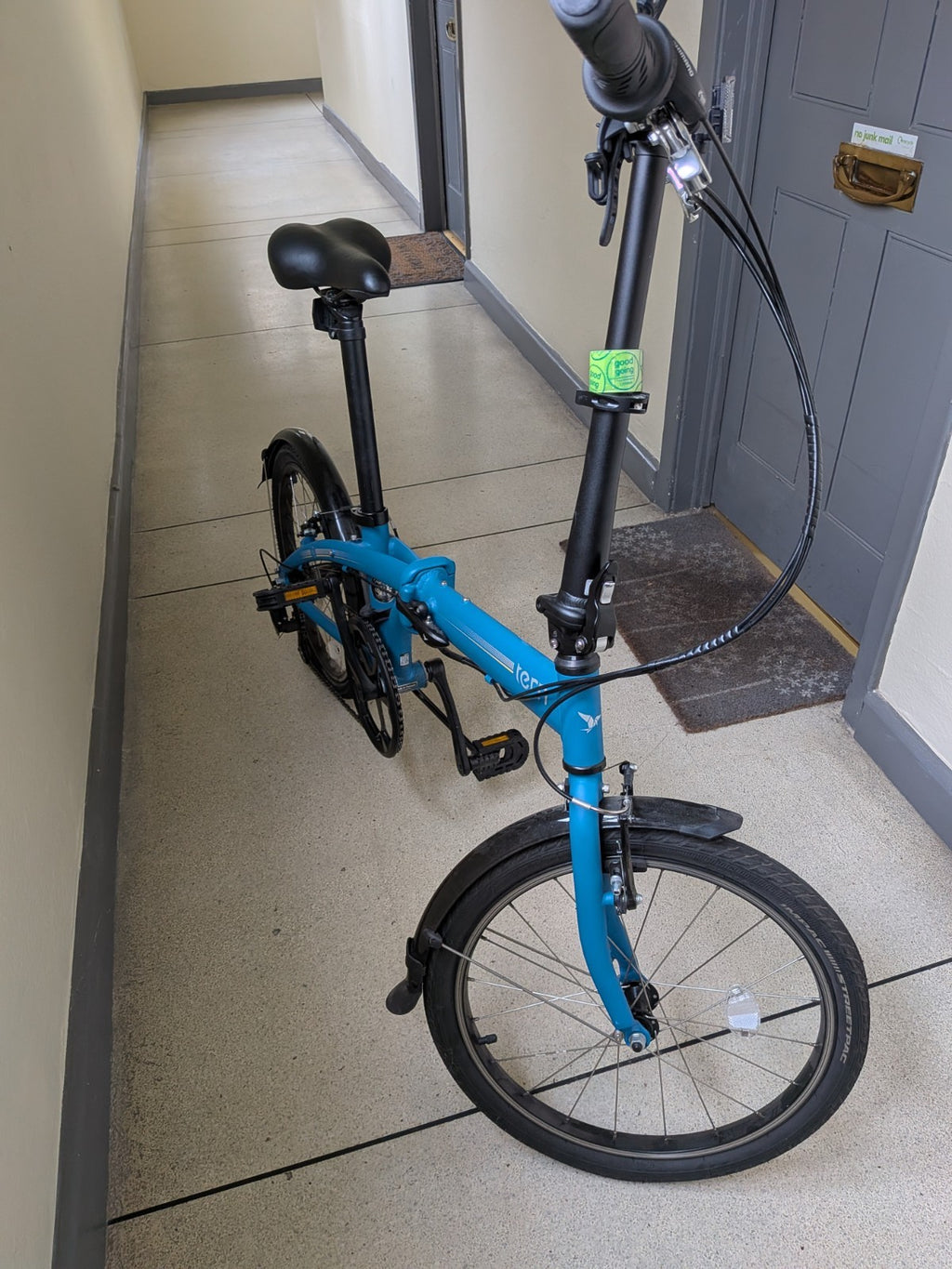 Tern Bicycle Link B7 20" 7 Speed  Blue Folding Bicycle Easy Carry RRP £650.00