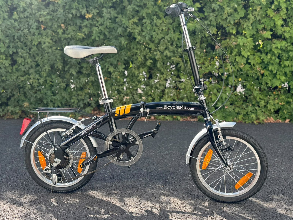 Unisex Folding Bike Black Good Condition