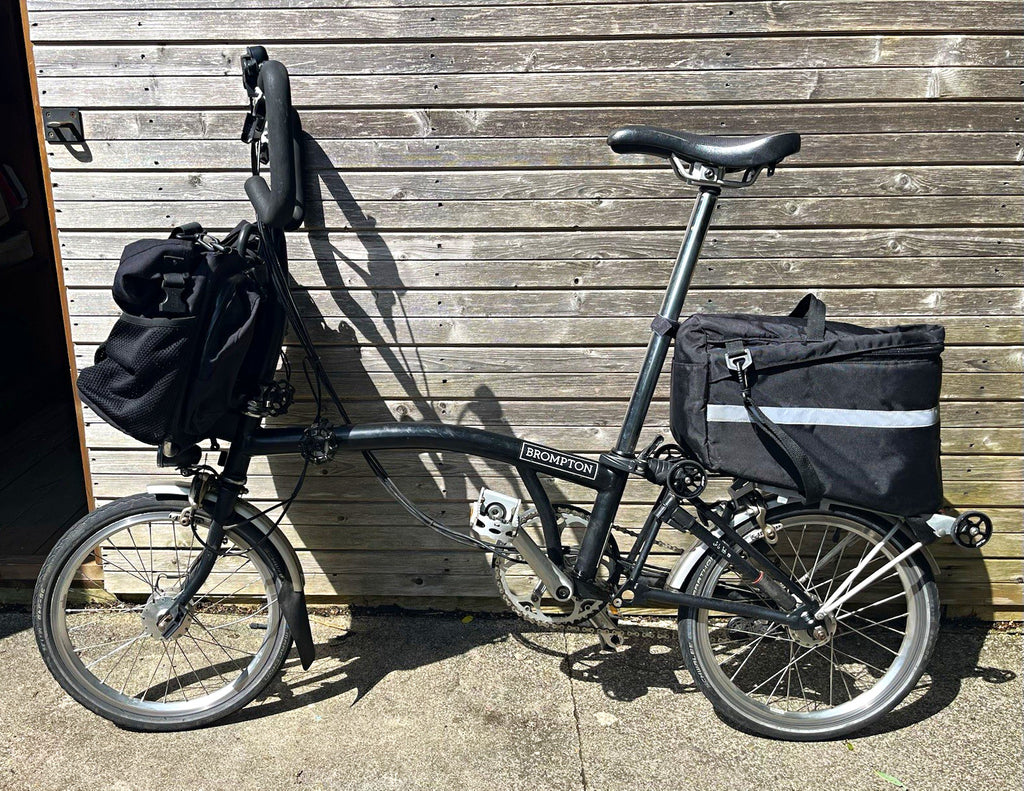 Brompton P6R with Son Dynamo lights and full set of bags