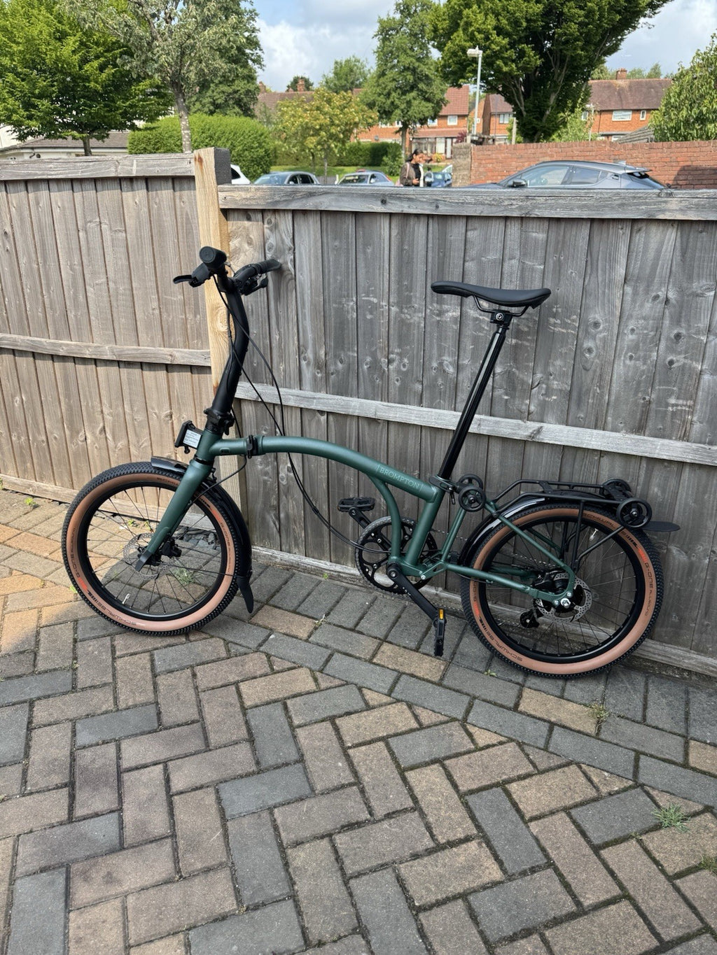 Brompton G Line 8-Speed Folding Bike Size Medium Forest Green