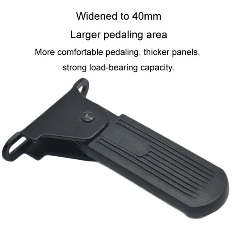 Electric Vehicle Folding Footrest Pedal, 5cm Iron, Anti-Slip Rubber, for Mopeds