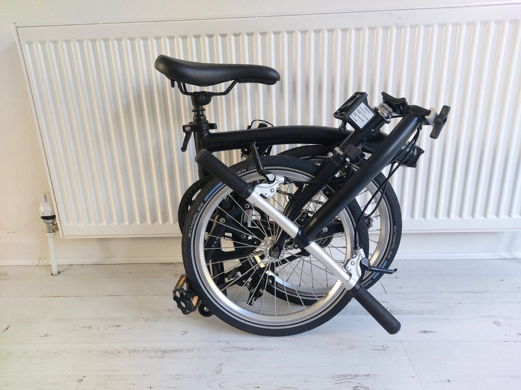 Brompton S1E Black Folding Bike