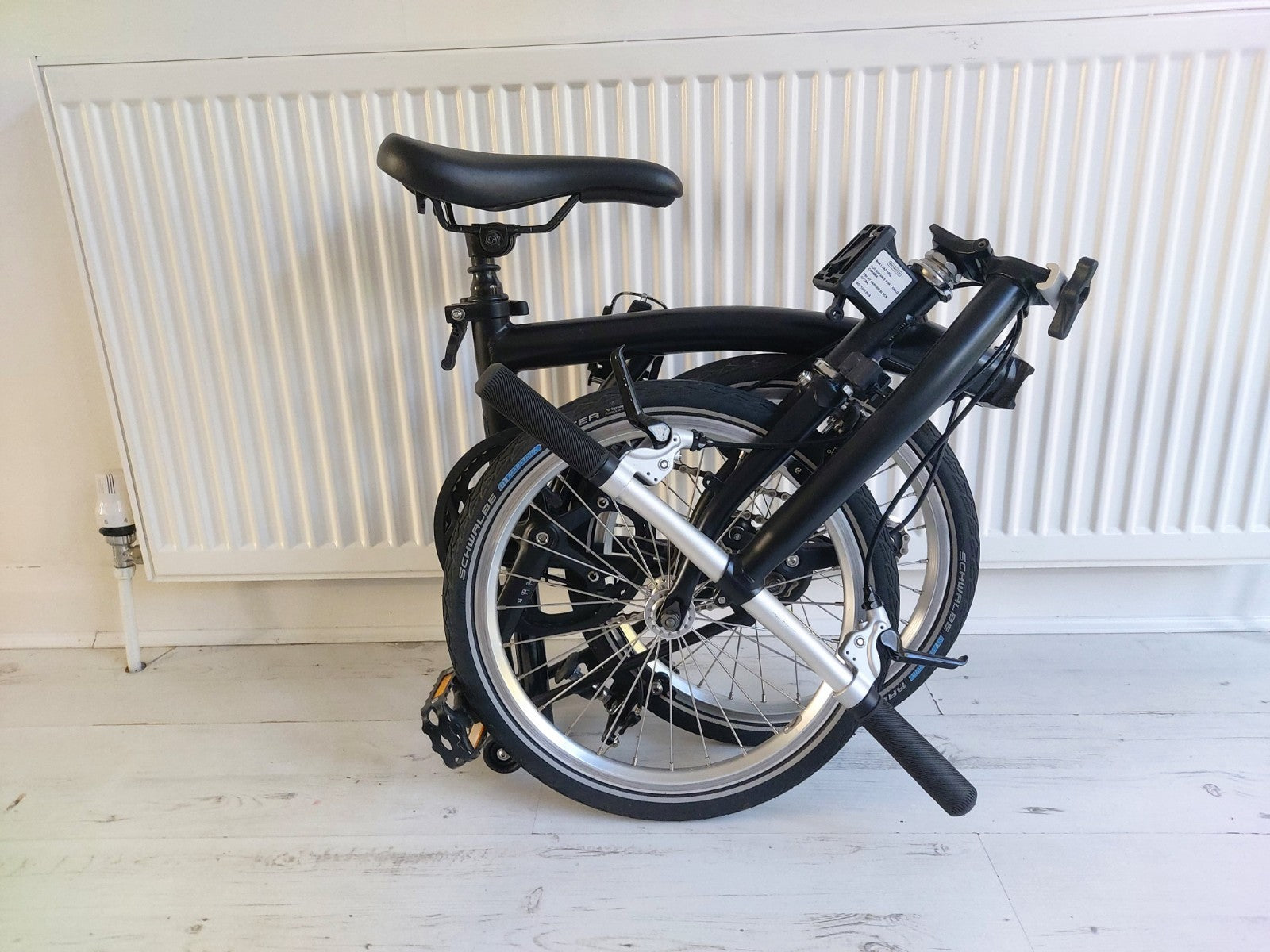 Brompton S1E Black Folding Bike