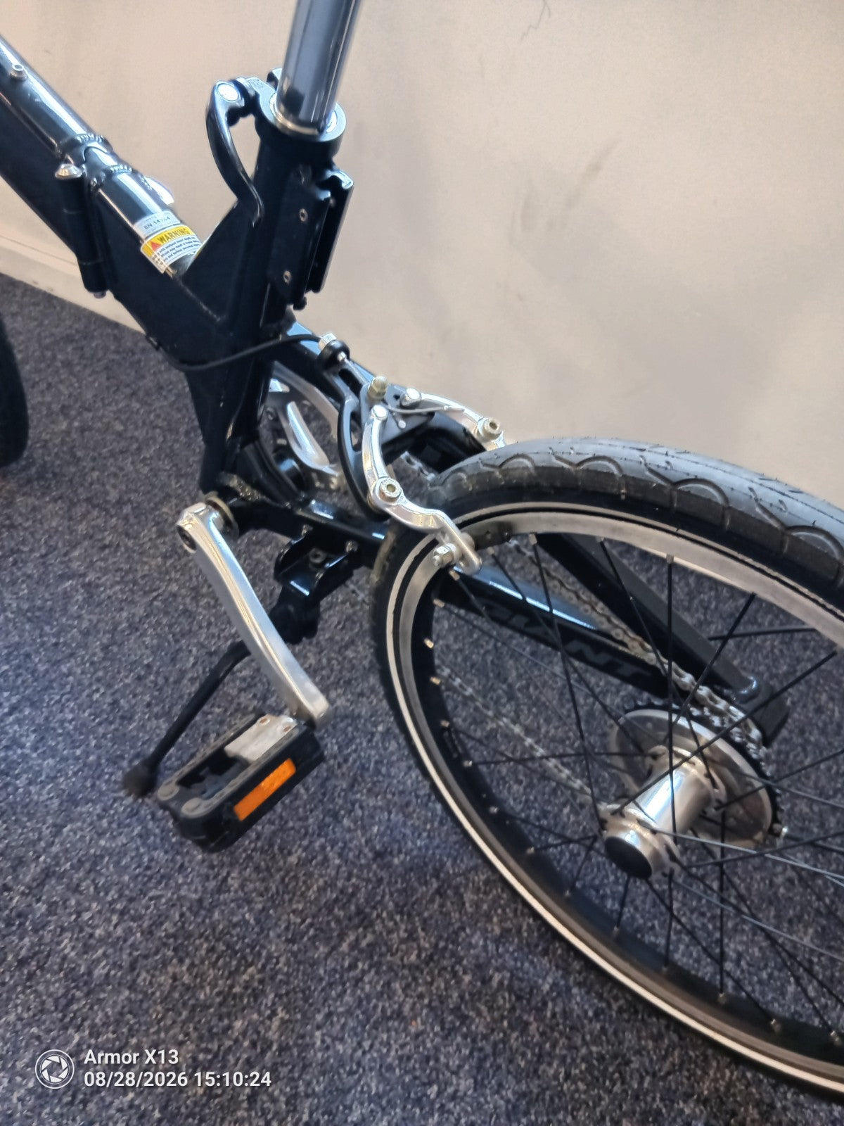 Giant Halfway Folding Bike 20'' Wheels 7-Speed Excellent Condition Black Frame