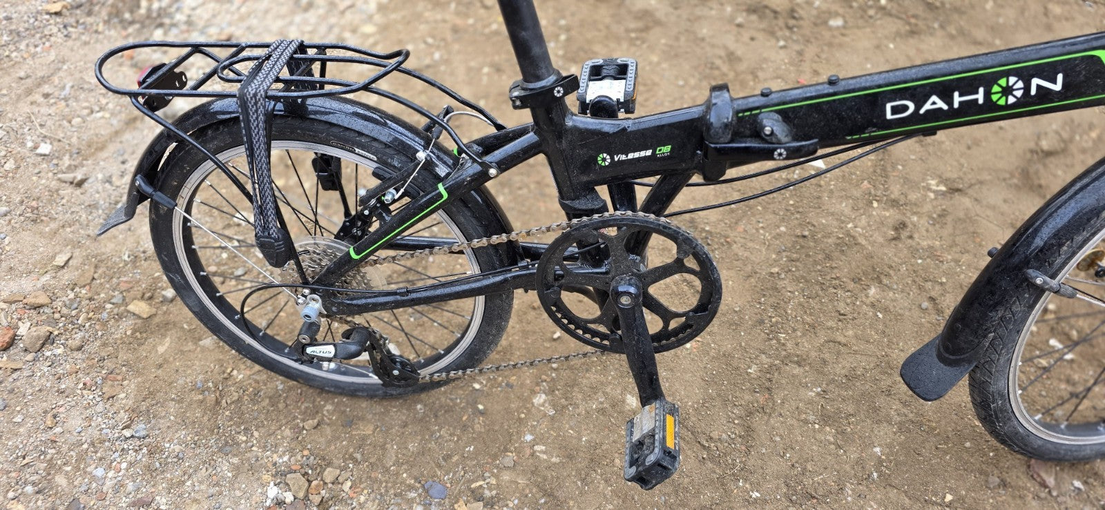 Dahon Vitesse Alloy D8 folding commuter bike, Obsidian black,  superb Condition