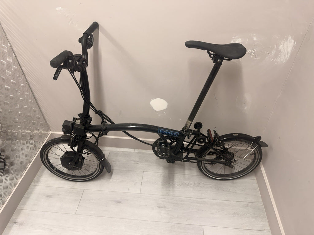 Brompton M6L Electric Folding Bike 2020 With Battery Bag And Working Battery