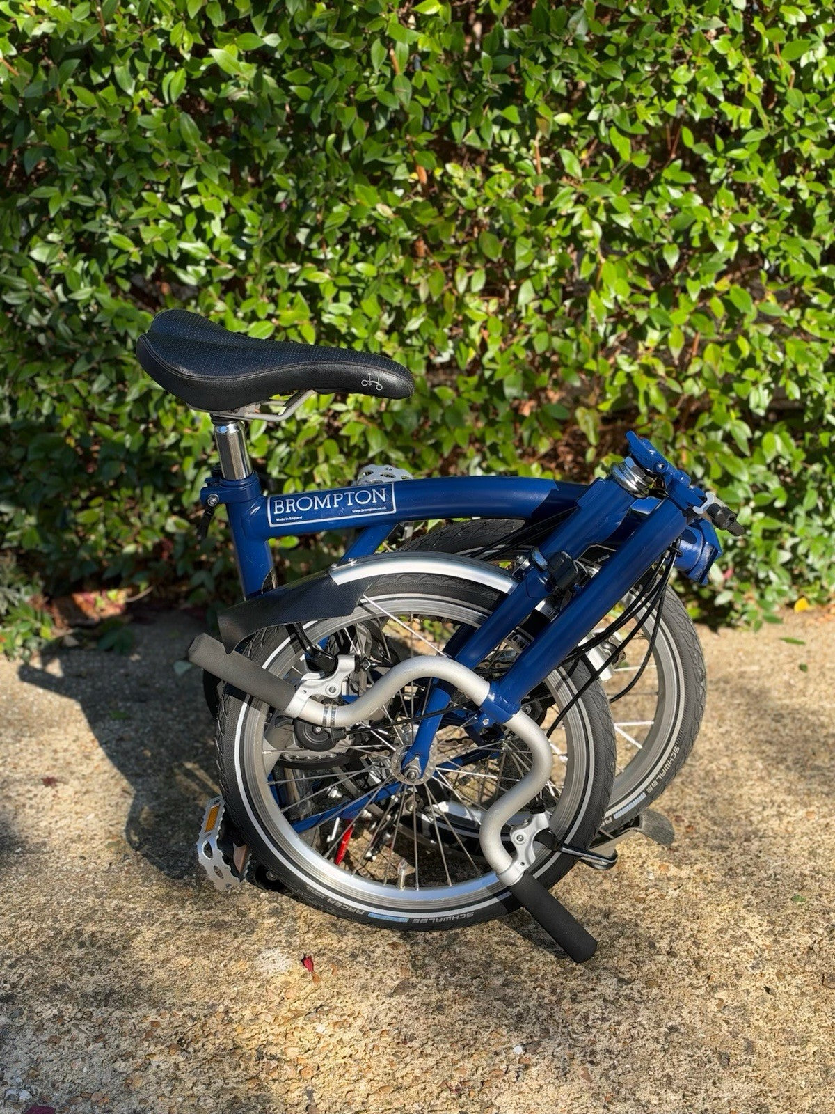 Brompton M3L 2013 Folding Bike 3-Speed, Tempest Blue