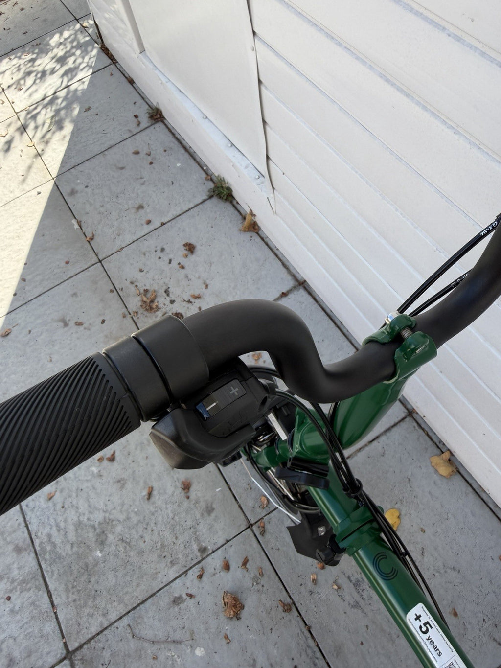 Brompton C Line Folding Bike 6-Speed, High Bar, Green